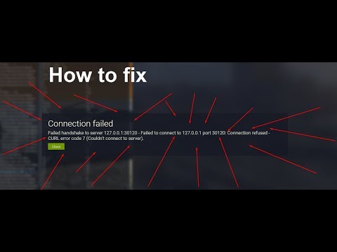 How to fix the error 