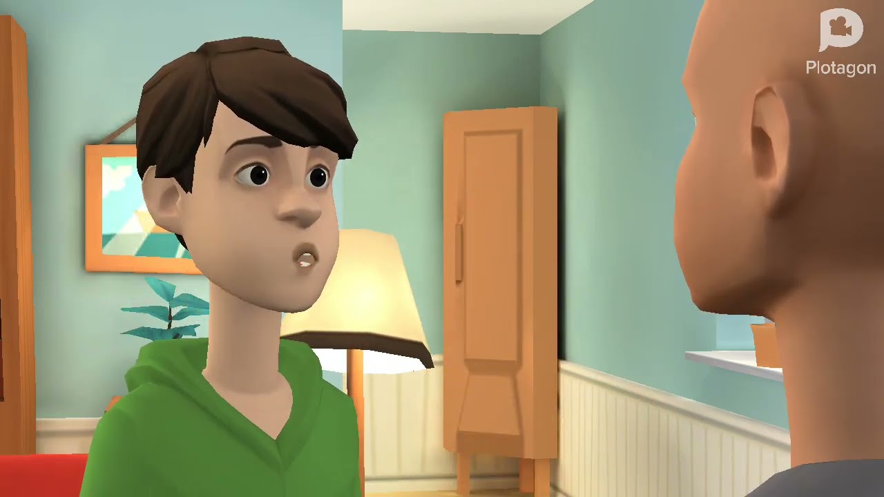 Classic Caillou gets grounded - bloopers