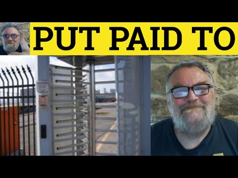 Header of put paid to