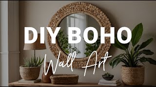 100 DIY Boho Wall Art Creative and Affordable Ideas