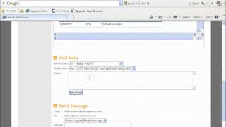 Famous Search/Send Message Function Profile