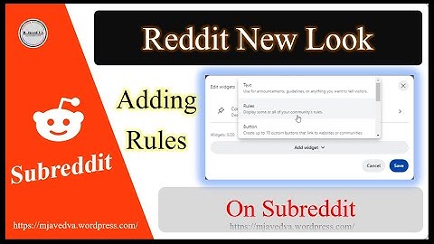 Adding Rules to Subreddit | Reddit New Look