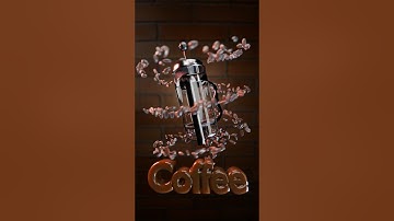 Coffee Bean Animation Tutorial #blender #animation #coffeeanimation