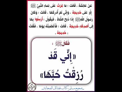 الرسول صلى الله عليه وسلم رزق حب خديجة