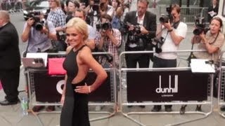 Celebrity Bytes: Katherine Jenkins Wows at First Appearance Since David Beckham Rumors - Splash News
