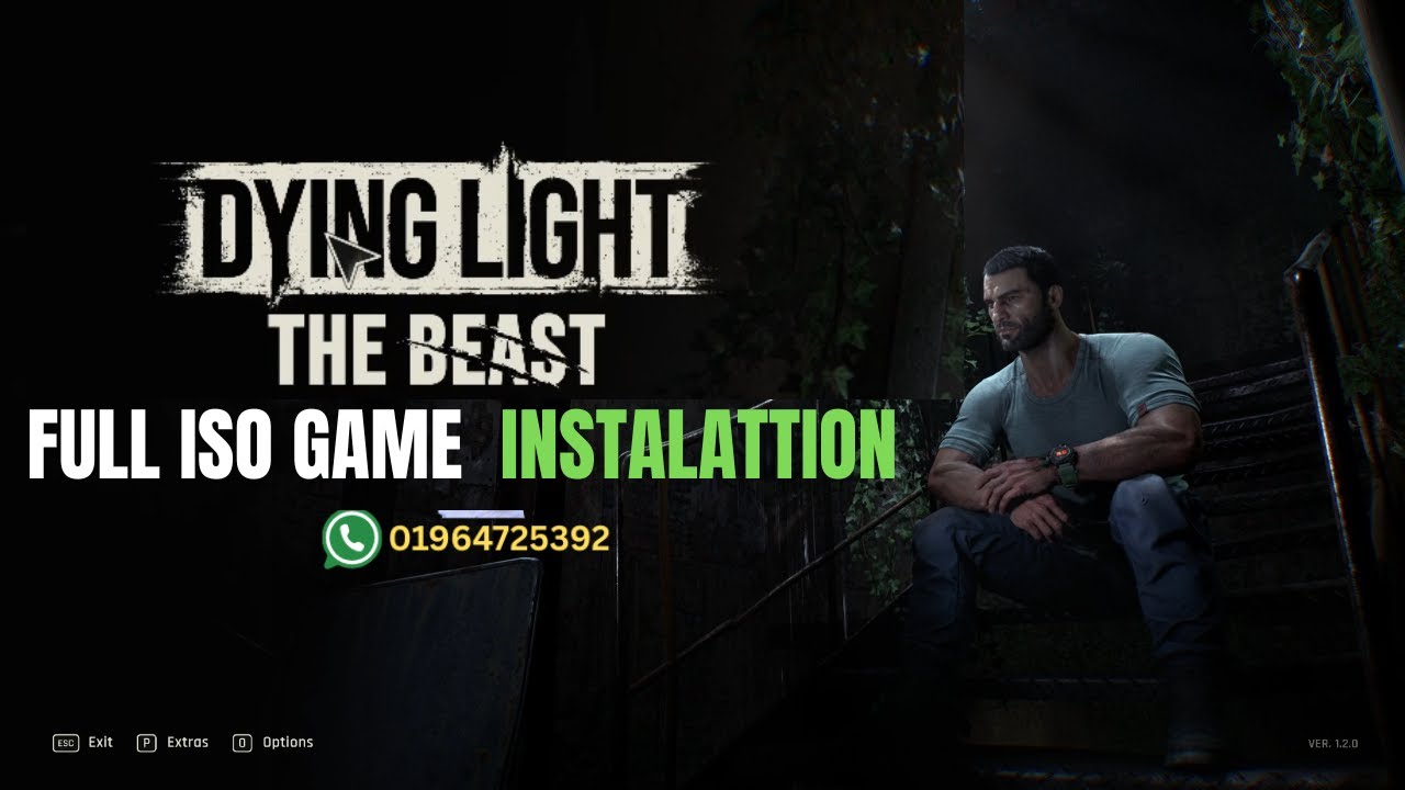 Установка ISO-файла игры Dying Light The Beast для ПК [пожизненное использование]