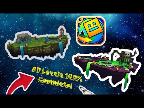 Geometry Dash World: All Levels 100% Complete! - YouTube