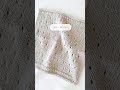 いろはで編む、棒針ニッタオル🐑 #編み物 #crochet #knitting