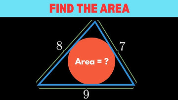 Can You Find the Area of the Inscribed Circle?