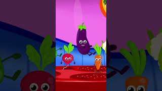 Ten Little Vegetable #shorts #countingsong #nurseryrhymes #trending #viral