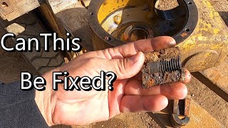 Motor Grader Parts....Busted.