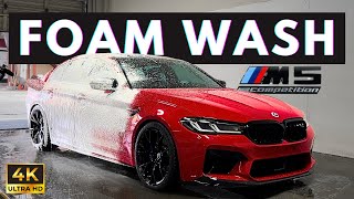 BMW F90 M5 Foam Wash - Exterior Auto Detailing (Satisfying ASMR)