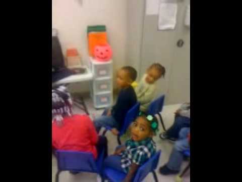 Kids A Step Ahead Pre-school class singing Oh beautiful.mov