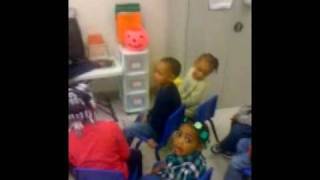 Kids A Step Ahead Pre-school class singing Oh beautiful.mov