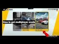 How to enable multiplayer mode in extreme car racing game