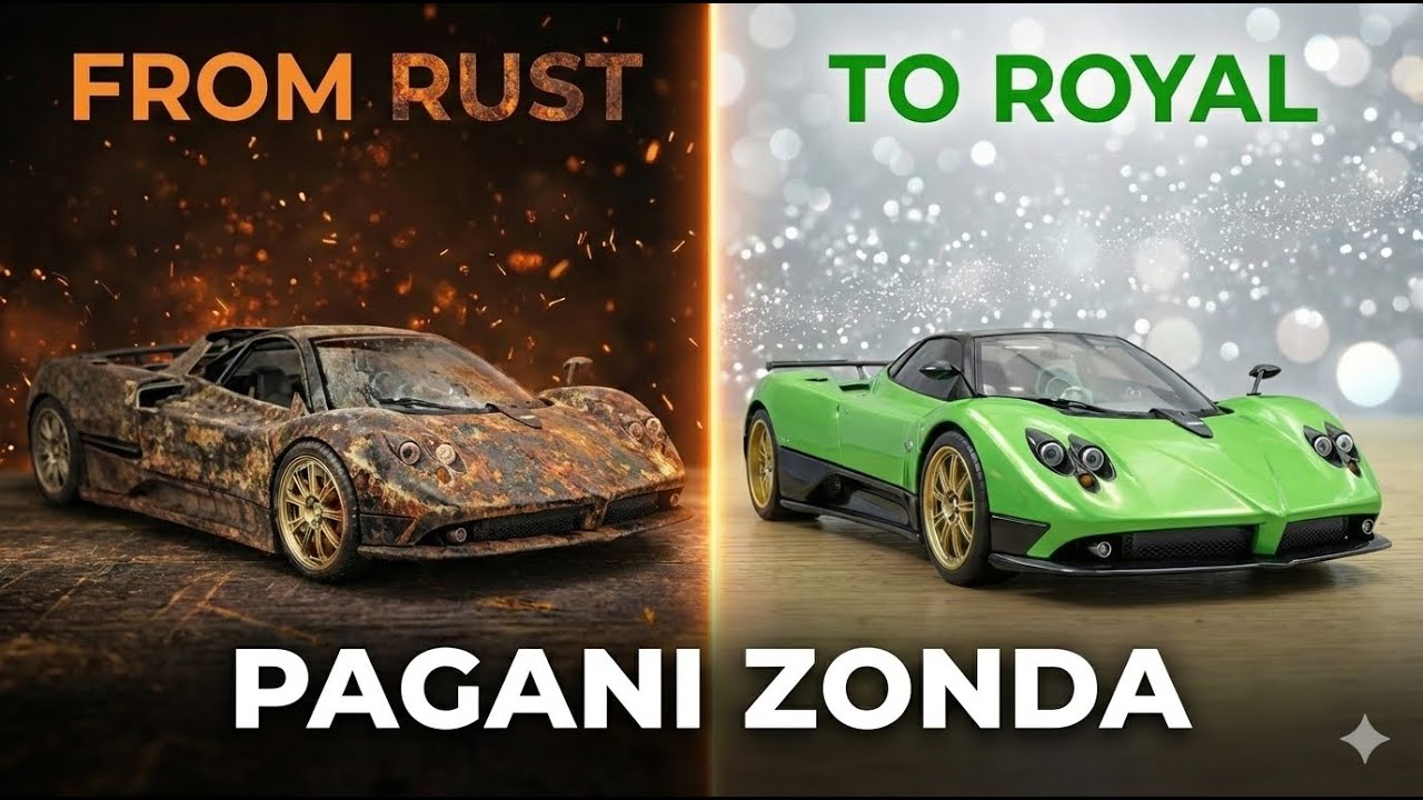 Restoring a Pagani Zonda Toy Car | Satisfying Mini Supercar Restoration