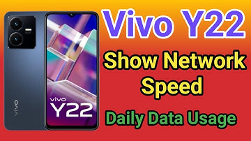 Vivo Y22 Show Daily Data Usage kaise kare | How To Show Daily Data Usage Setting In Vivo Y22