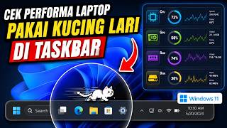 Keren! Cara Cek Performa Laptop Pakai Kucing Lari di Taskbar