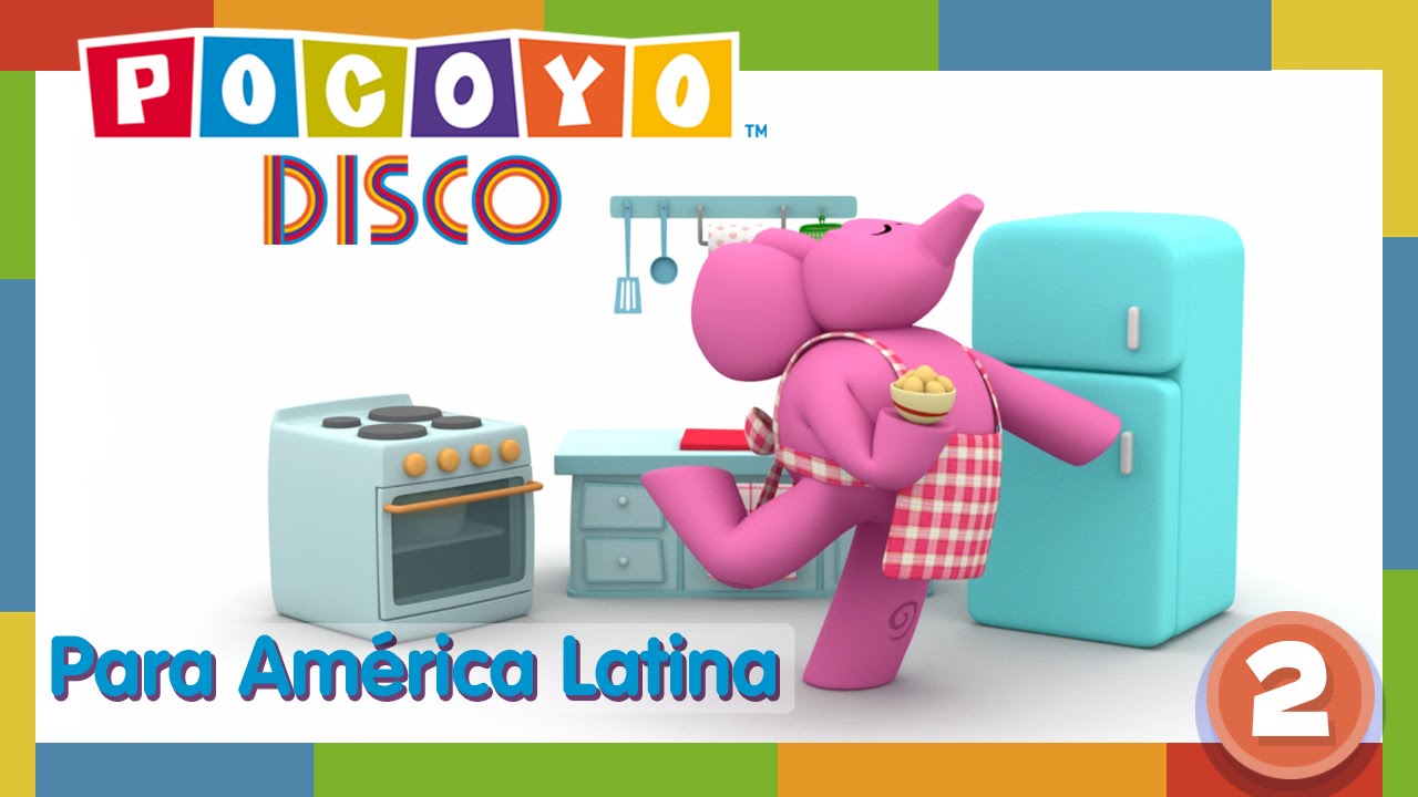 🎶 POCOYÓ DISCO LATINO 1x2 - ¡Rock en la cocina! CANCIONES INFANTILES,CARICATURAS y DIBUJOS ANIMADOS