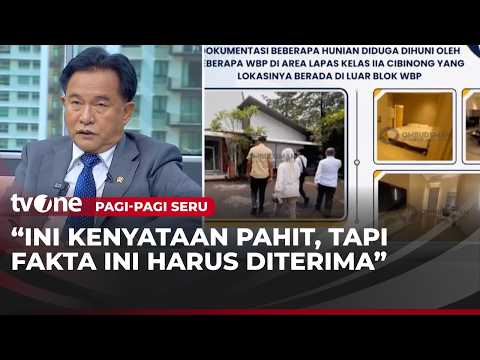Menko Yusril Tanggapi Dugaan Pesta Narkoba di Rutan Depok & Lapas Mewah Cibinong | Pagi-Pagi Seru