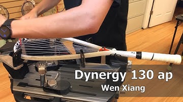 Time Lapse: How to String a Tecnifibre Dynergy 130 ap Squash Racquet