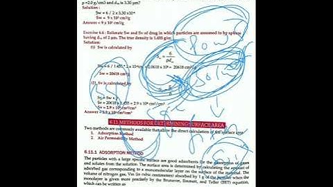 Micromeritics IV Methods for determining Surface area