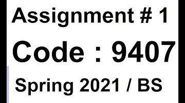 AIOU Solved Assignment No 1 Code 9407 spring 2021 | Baloch Academy