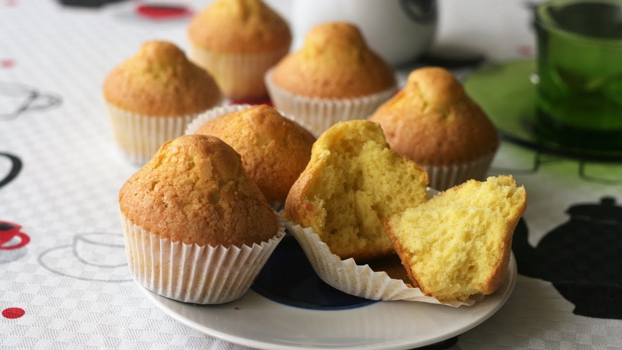 Cómo hacer magdalenas caseras y esponjosas, con copete - De Rechupete