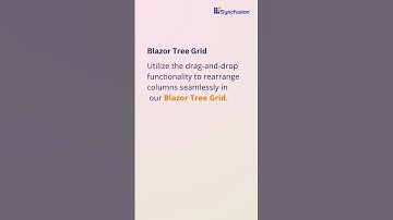 Rearrange Columns Using Drag and Drop in Blazor Tree Grid