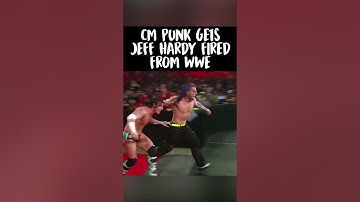 CM Punk Gets Jeff Hardy FIRED!!
