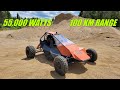 55,000 WATT HOMEMADE ELECTRIC BUGGY - CROSSKART - GO KART - Complete Build & Test Drive