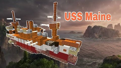 Minecraft | USS Maine Tutorial 1:5