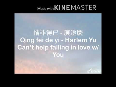 情非得已 Qing Fei De Yi - 庾澄慶 Harlem Yu [Pinyin + Translate]