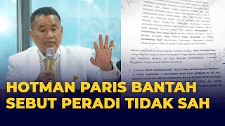 Hotman Paris Bantah Pernah Sebut Peradi PImpinan Otto Hasibuan Tidak Sah