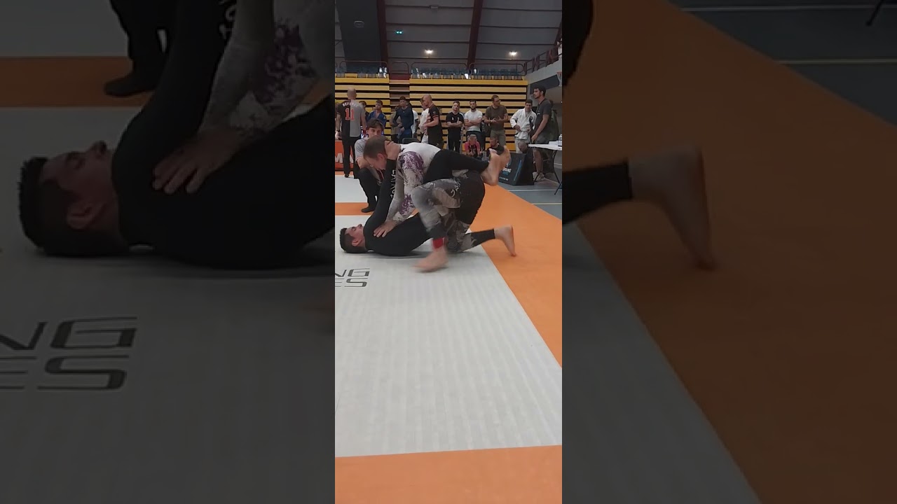 Outside Heel Hook from knee reaping position (2025) #bjj #bjjnogi #grappling