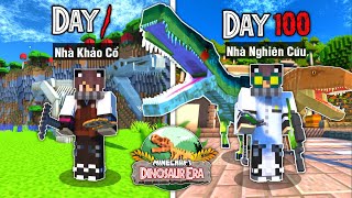 100 NGÀY TRỞ THÀNH NHÀ KHẢO CỔ TRONG MINECRAFT KỶ NGUYÊN KHỦNG LONG - NHỮNG MẪU DNA ĐẦU TIÊN! screenshot 2