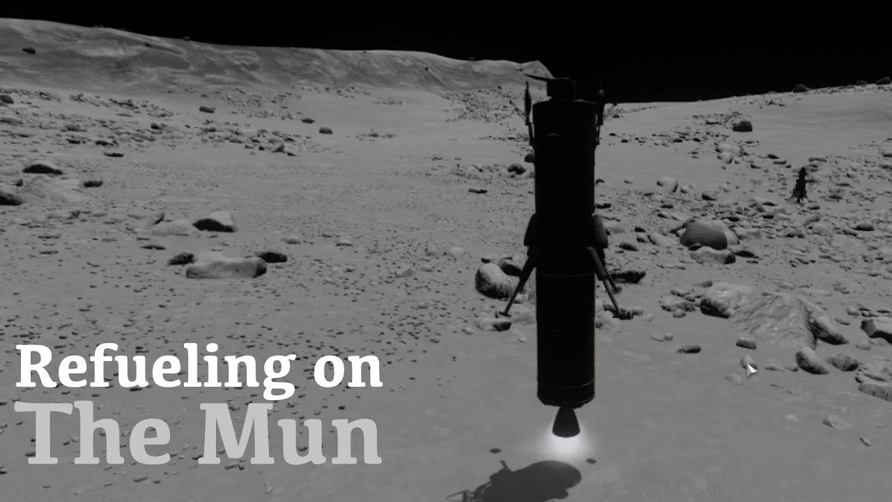 Return to the Mun part 2 || Refueling || Kerbal Space Program - YouTube