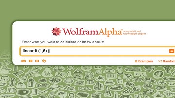 Linear Fit - Wolfram Alpha