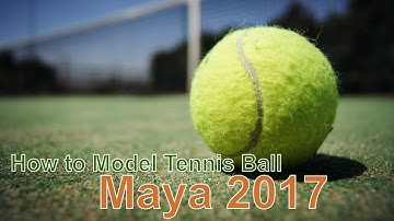 How to model a tennis ball using Maya 2017-Maya modeling basic tutorial
