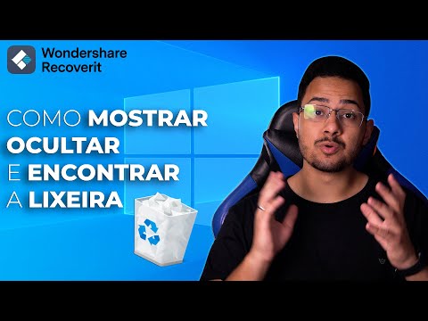 Vídeo: Ocultar texto do ícone da área de trabalho no Windows 7 ou Vista