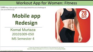 Workout App for Women: Fitness: Redesign Mobile App Project screenshot 4