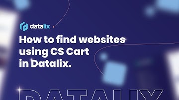 🔍 How to Find Websites Using CS-Cart in Datalix 🔍