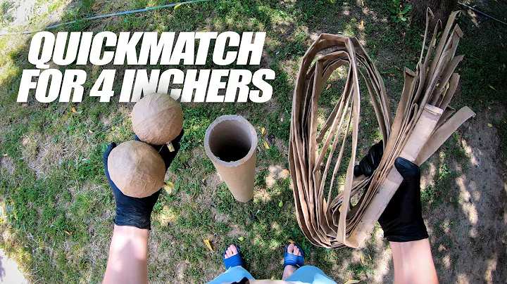 Making Superfast Quickmatch Fuse for 4" Display Shells [Shell Leaders]