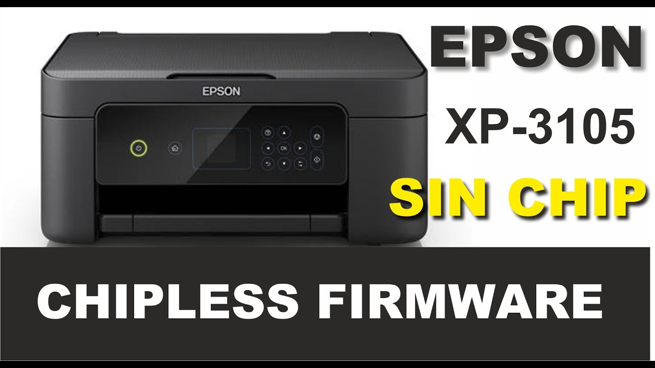 EPSON XP-3105 SIN CHIP. INSTALACION SISTEMA SINCHIP. EPSON XP-3100 CHIPLESS SYSTEM INSTALLATION