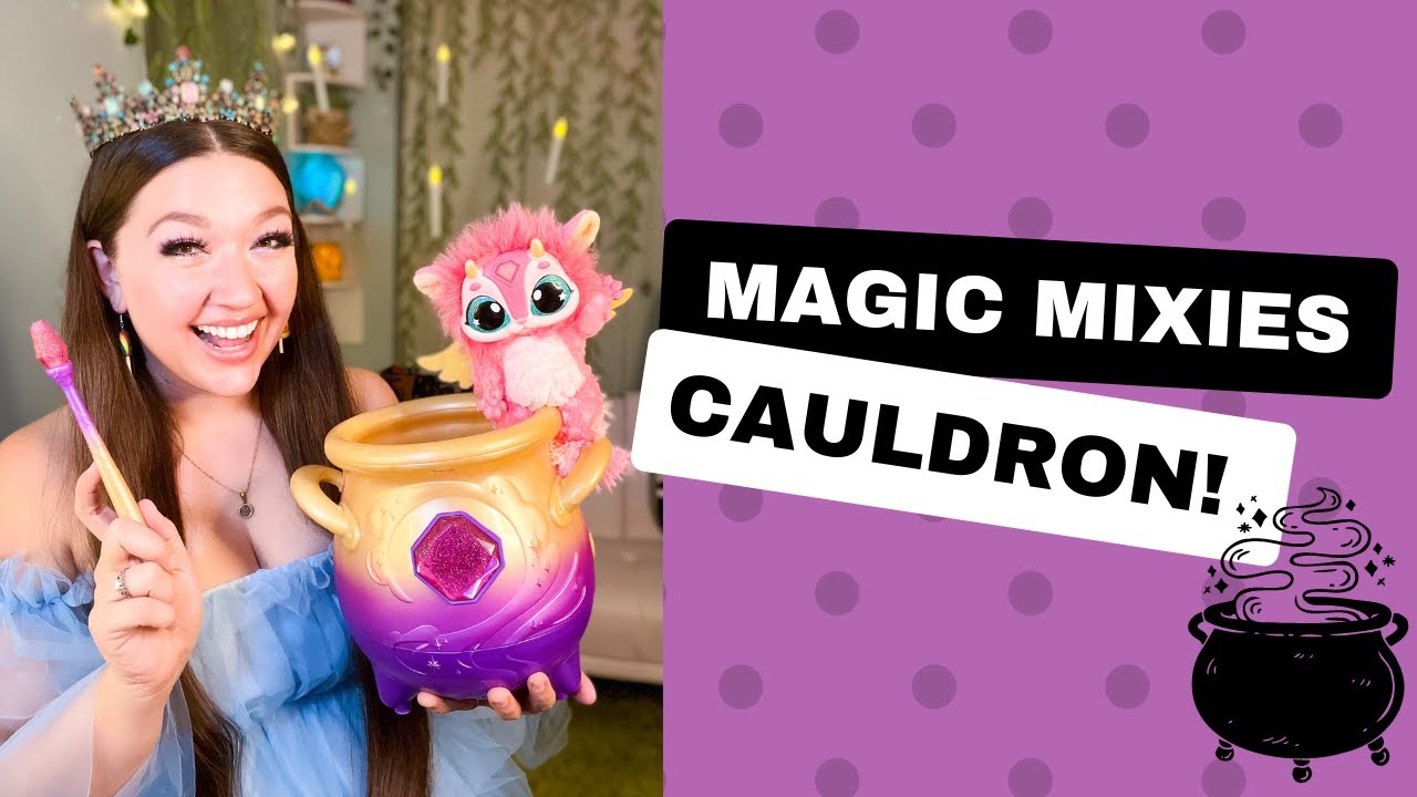 Magic Mixies Magical Misting Cauldron with Exclusive Rainbow Plush  Adventure Fun Toy review! 