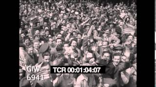 WWII Celebrations V DAY HD FOOTAGE