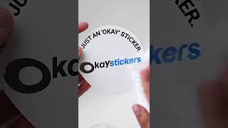 Custom Vinyl Sticker Durability Test: Waterproof & Adhesive Review (Okaystickers)