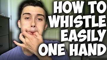 How to Whistle With Your Fingers - EASY