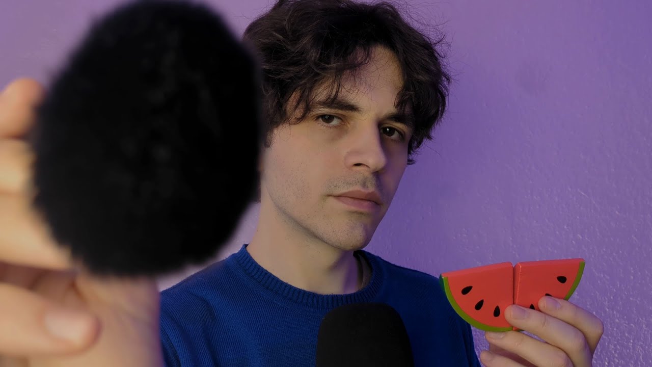 ASMR Teaching You German While Brushing Your Face