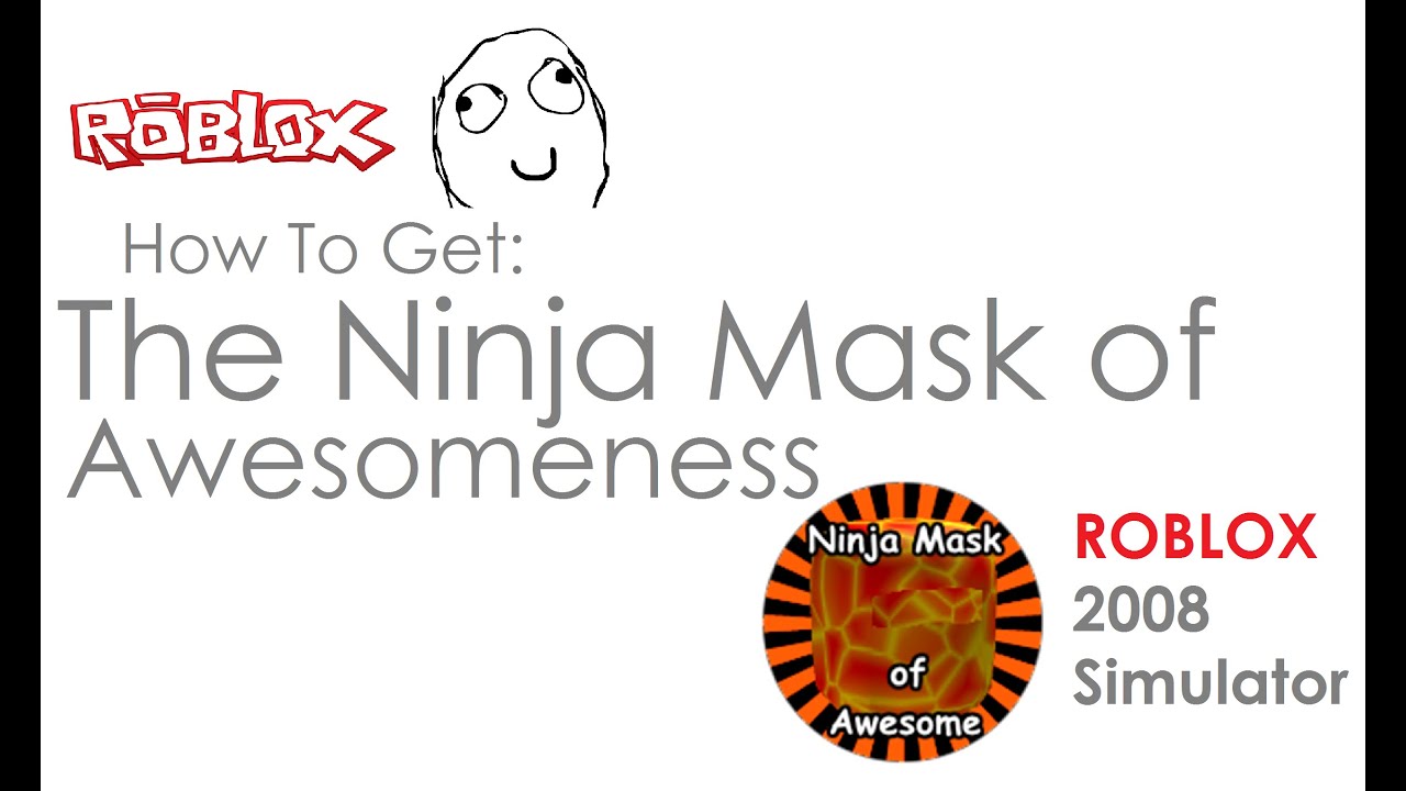 Roblox Tutorial Ninja Mask Of Awesomeness Youtube - roblox jays ninja mask